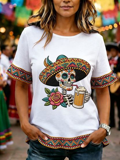 Camiseta Mujer May Fifth Festival Ruffle