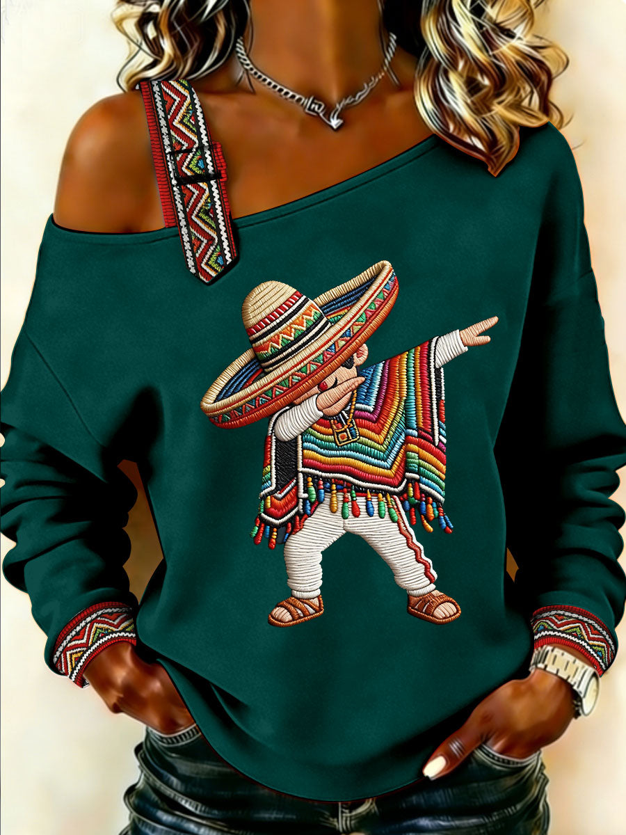 Top Casual Estampado Cinco de Mayo para mujer