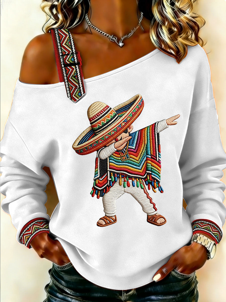 Top Casual Estampado Cinco de Mayo para mujer