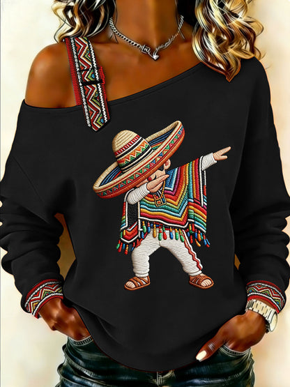 Top Casual Estampado Cinco de Mayo para mujer
