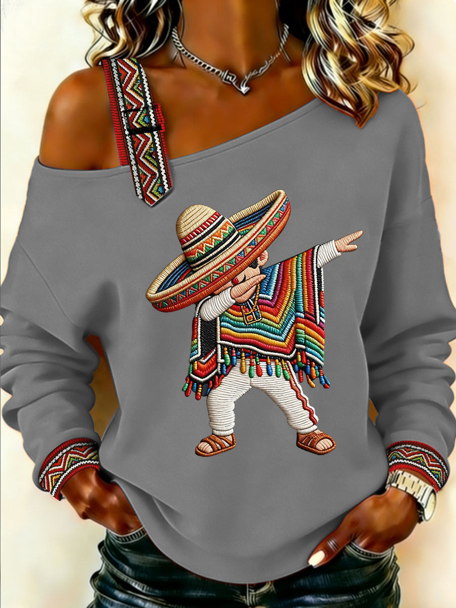 Top Casual Estampado Cinco de Mayo para mujer