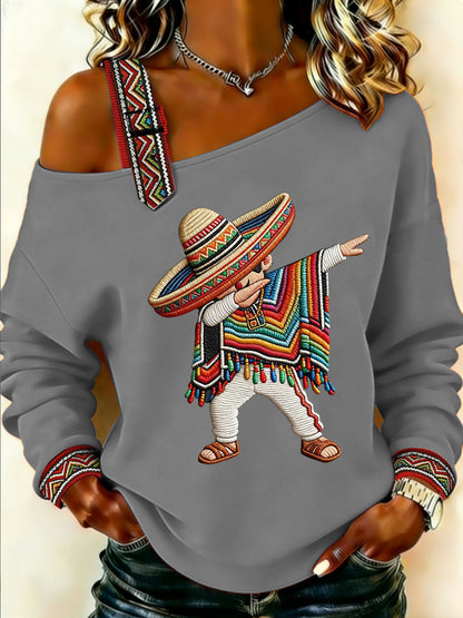 Top Casual Estampado Cinco de Mayo para mujer