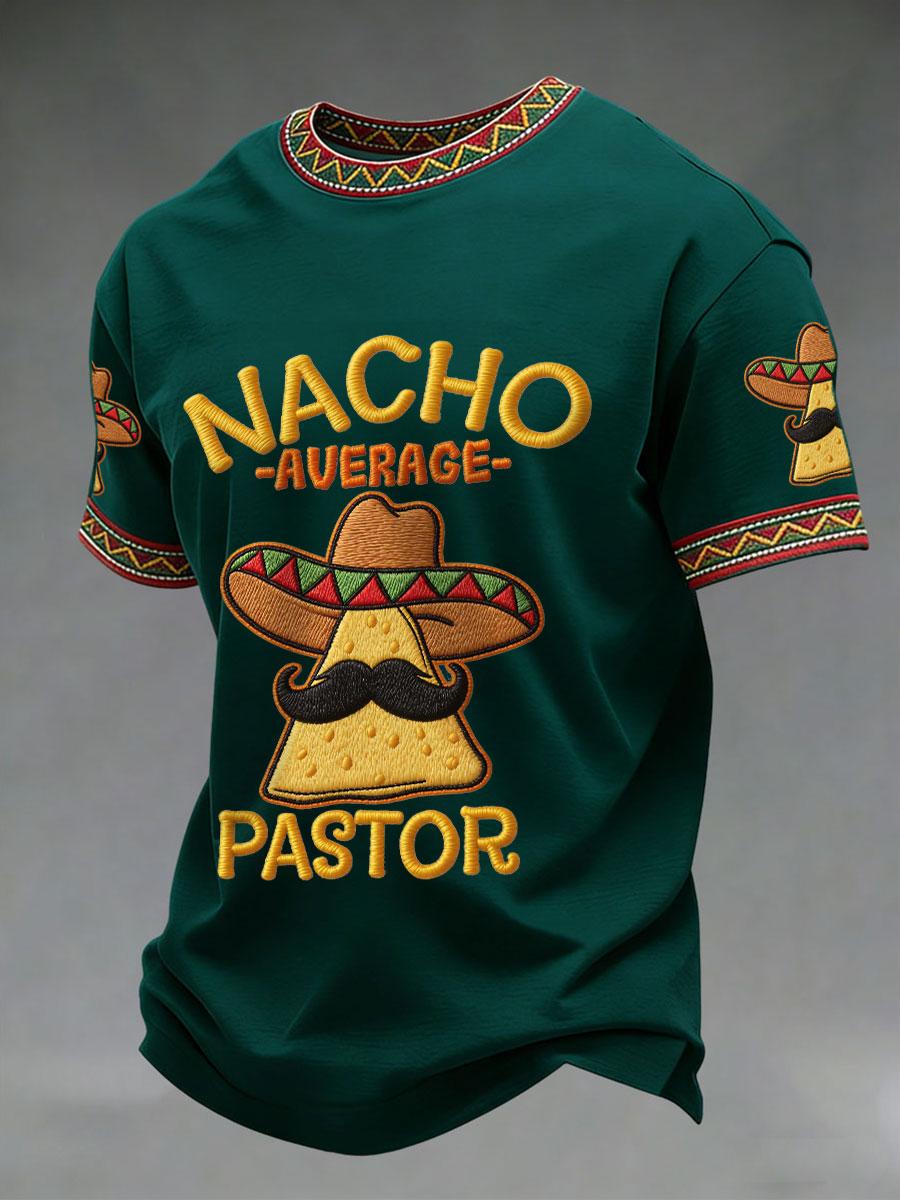 Camisetas de hombre 'nacho average pastor'