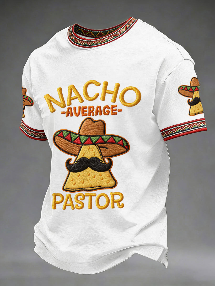 Camisetas de hombre 'nacho average pastor'