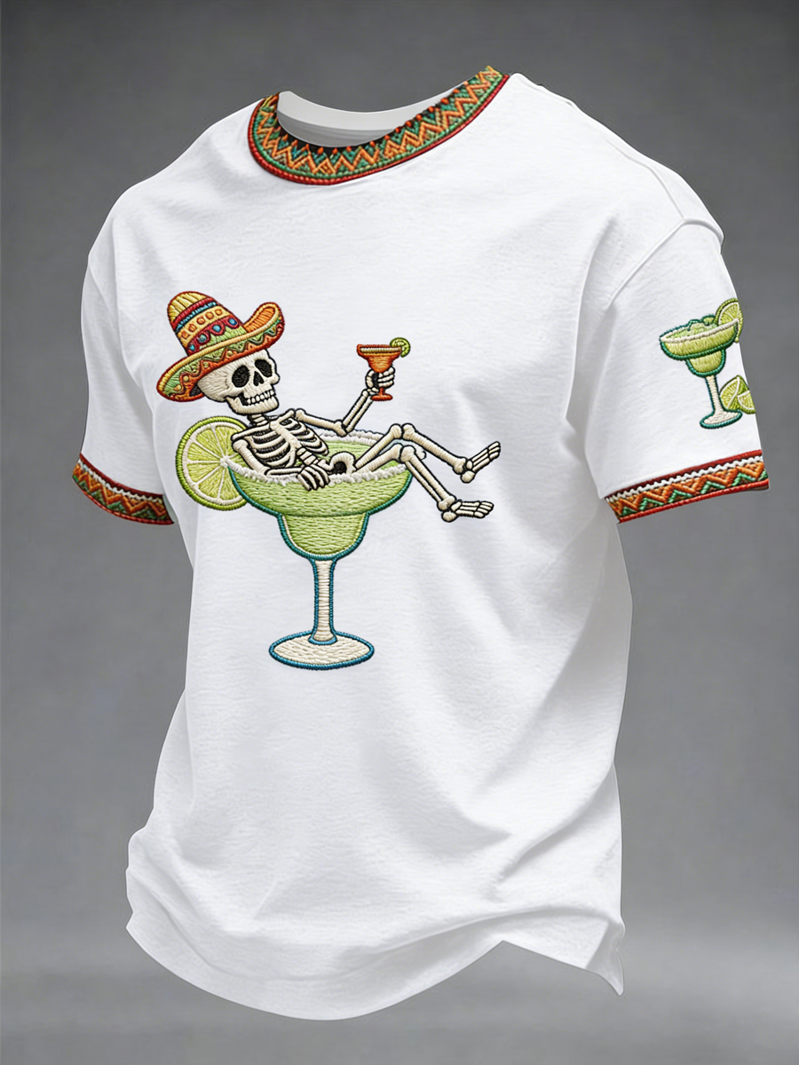 Camiseta manga corta para hombre del Quinto Festival de Mayo