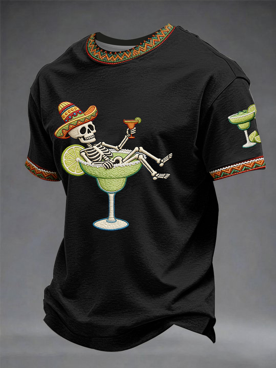 Camiseta manga corta para hombre del Quinto Festival de Mayo