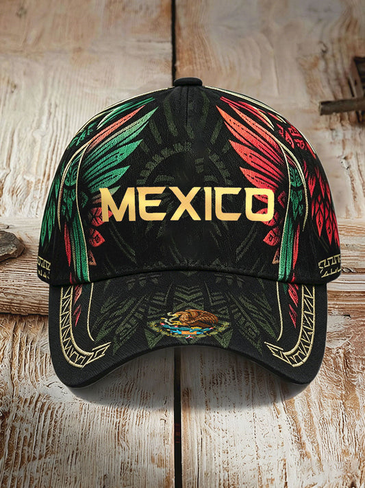 Sombrero impreso arte unisex del amante del fútbol de México