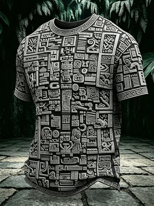 Camisetas aztecas para hombre