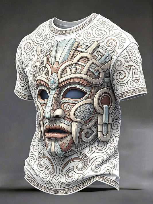 Camisetas de la civilización azteca para hombre