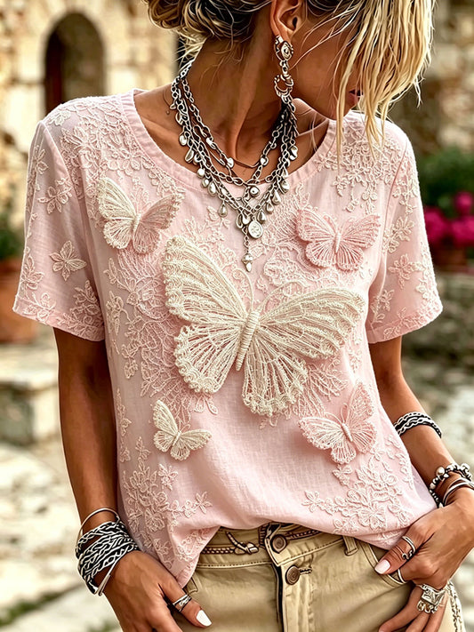 Tops florales rosados de la conciencia del cáncer de pecho de las mujeres