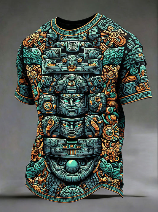 Camisetas aztecas para hombre
