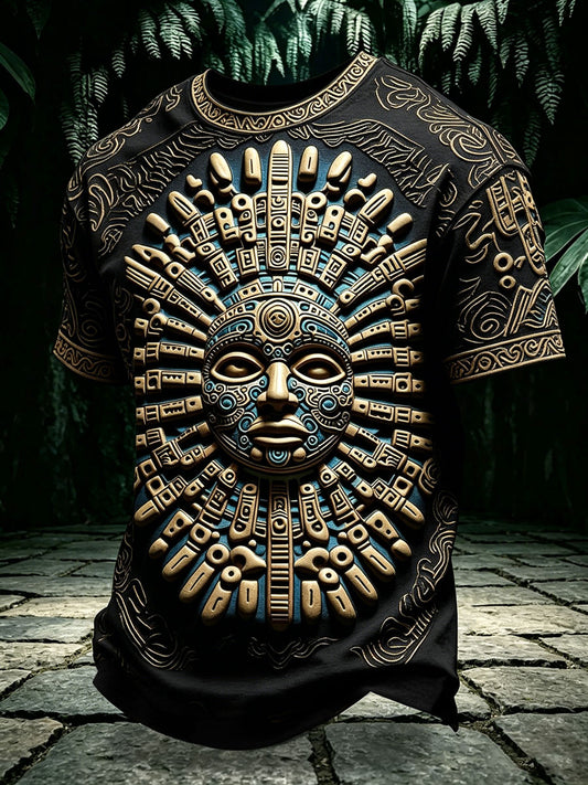 Camisetas aztecas para hombre