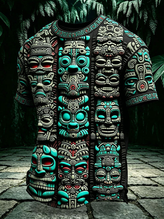 Camisetas aztecas para hombre