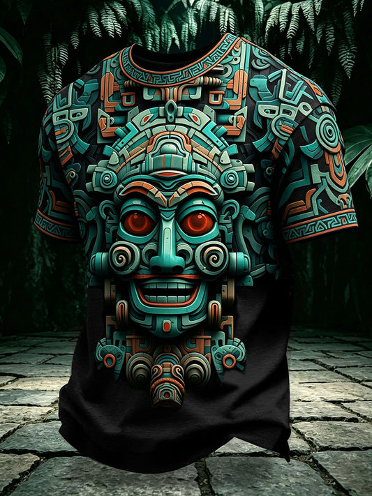 Camisetas aztecas para hombre