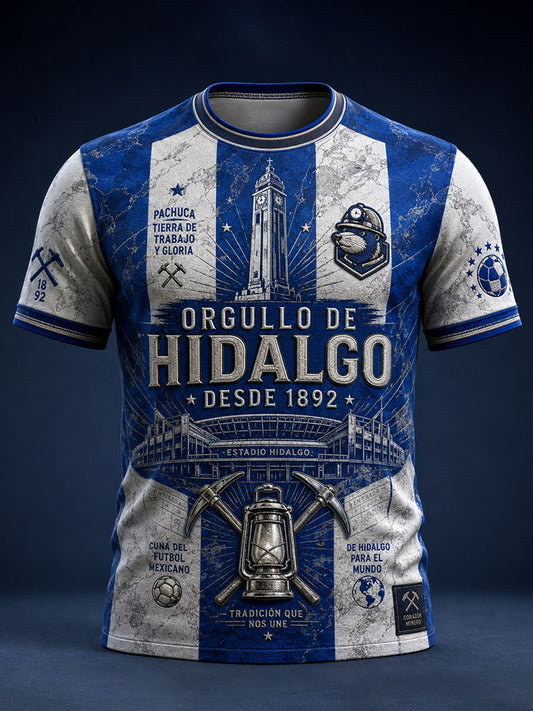 Camiseta estampada México Football Lover Tugos Art para hombre