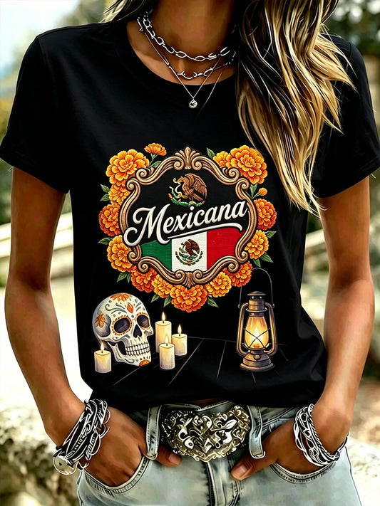 Camiseta de manga corta Cliff Bar Mexico para mujer