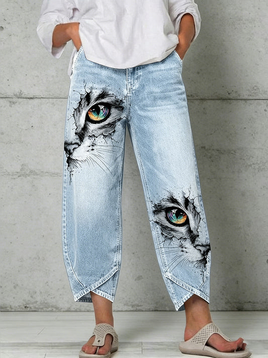 Pantalones de Mujer Animal Art Print