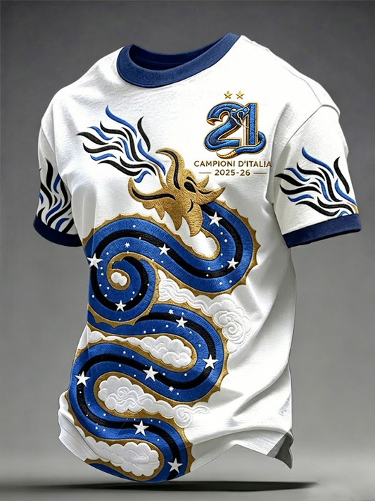 Camiseta de manga corta para hombre Campioni d’Italia 2025-26
