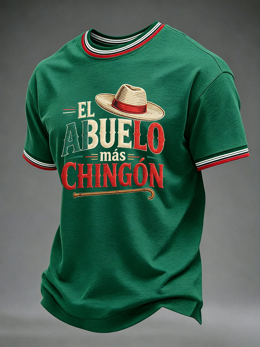 Camiseta informal estampada para el Día del Padre de hombre