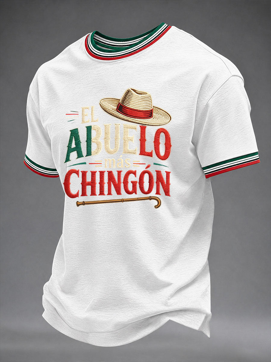 Camiseta informal estampada para el Día del Padre de hombre