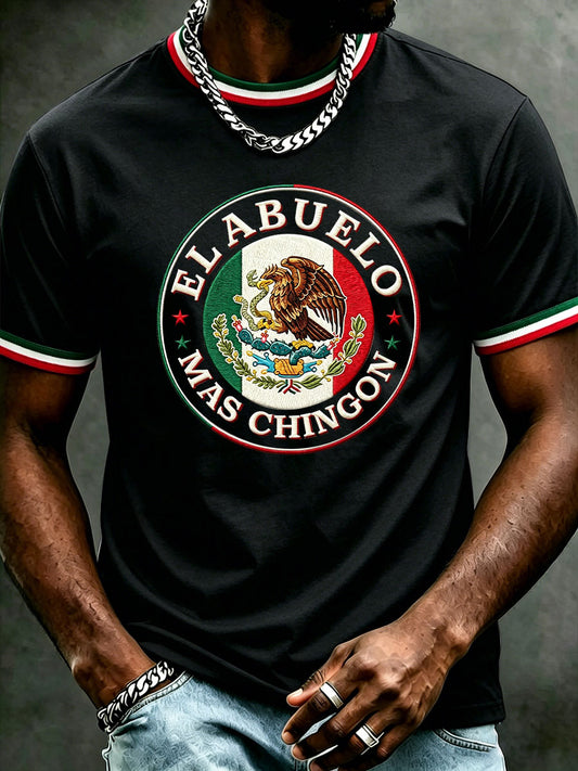 Camiseta casual impresa día del padre de los hombres