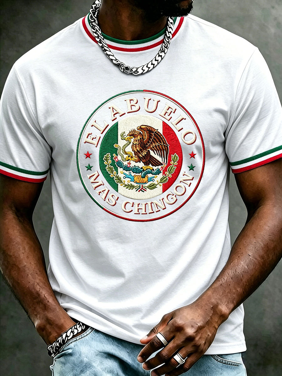 Camiseta casual impresa día del padre de los hombres