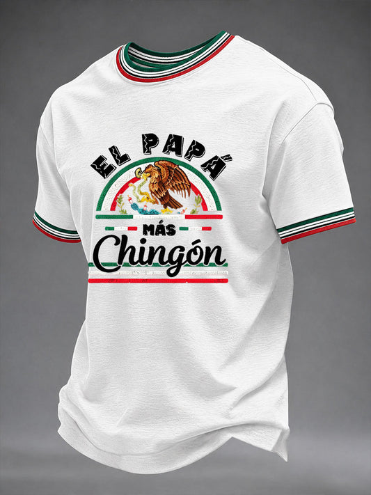 Camiseta informal estampada para el Día del Padre de hombre