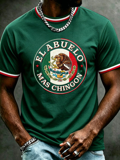 Camiseta casual impresa día del padre de los hombres