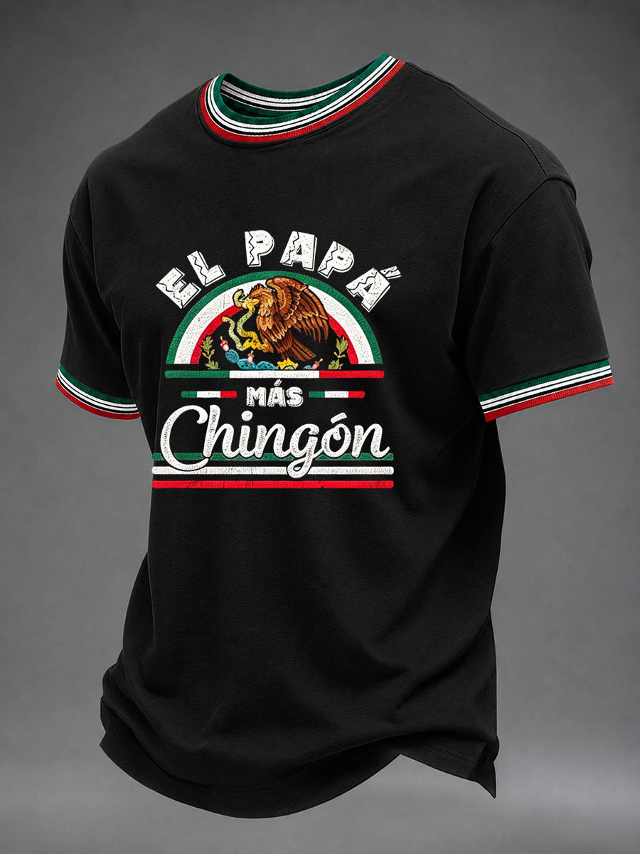 Camiseta informal estampada para el Día del Padre de hombre