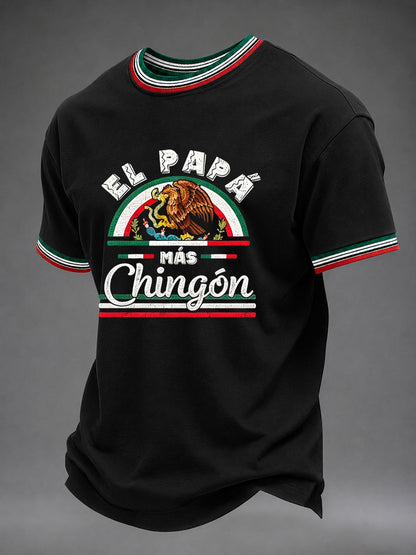 Camiseta informal estampada para el Día del Padre de hombre