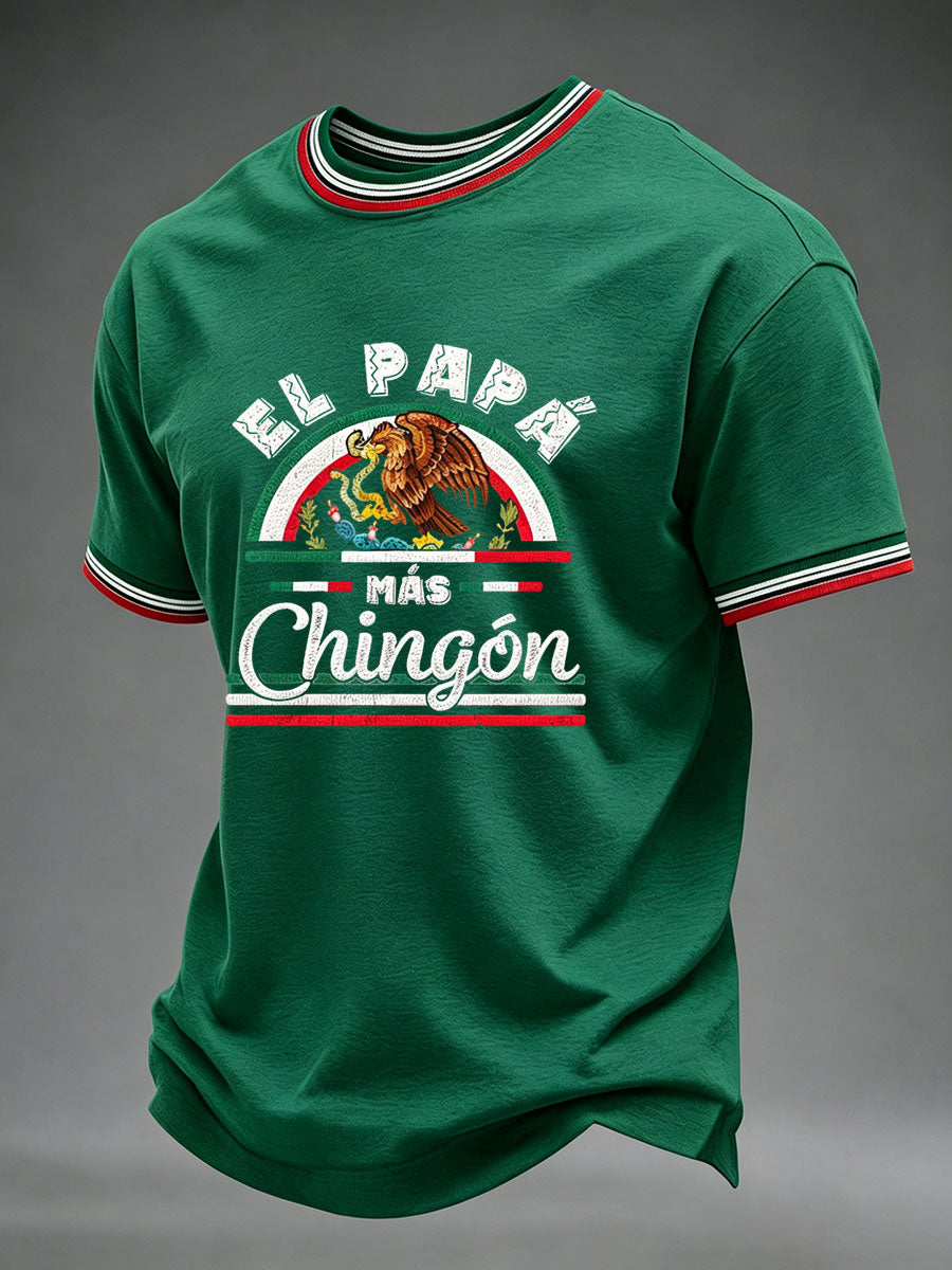 Camiseta informal estampada para el Día del Padre de hombre