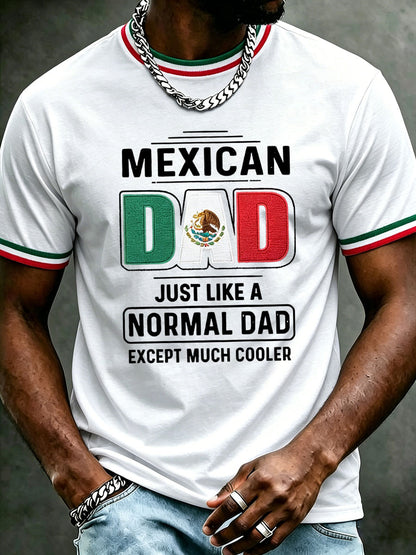 Camiseta informal estampada para el Día del Padre de hombre
