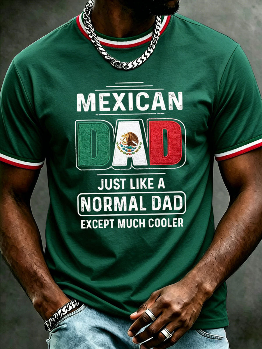Camiseta informal estampada para el Día del Padre de hombre