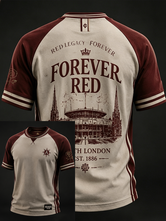 Camiseta estampada de manga corta para hombre, North London para siempre