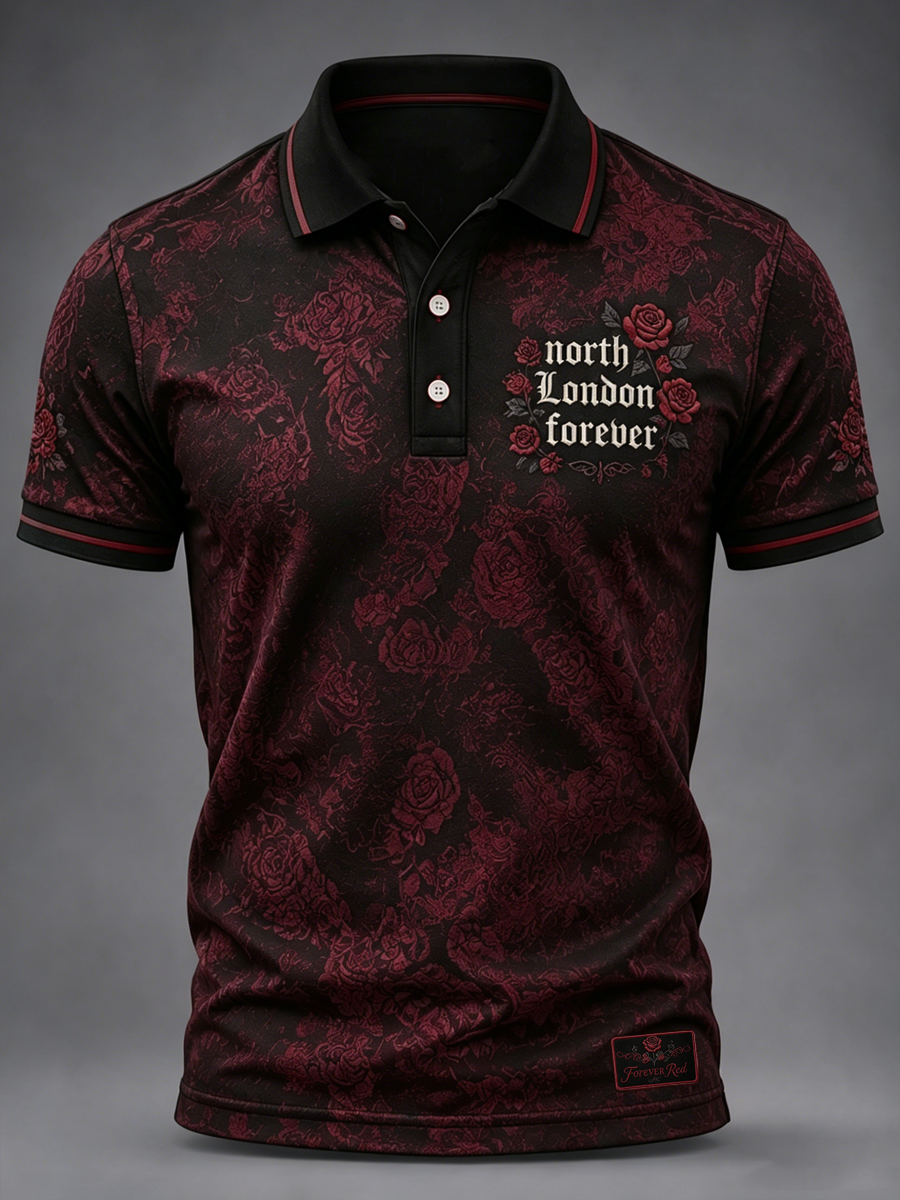 Polo para hombre North London forever Printed