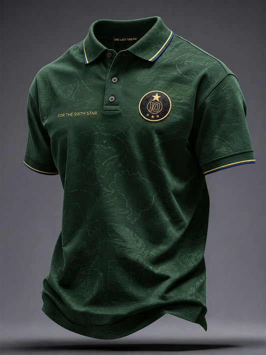 Camisetas casuales con estampado artístico de 10 motivos del amor por el fútbol brasileño para hombre