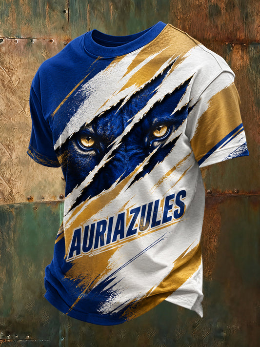 Camiseta artística para hombre con estampado del Club Pumas de México