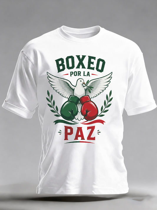 Camiseta con estampado de arte temático mexicano "Love Of Life"
