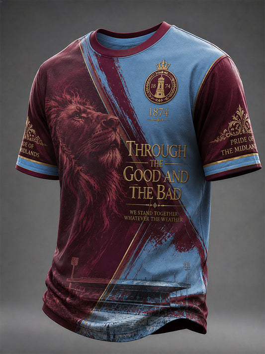 Regalo de los hombres para los aficionados al fútbol imprimir camiseta casual