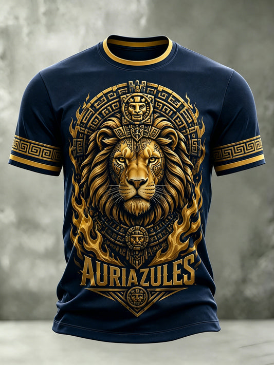 Camiseta artística para hombre con estampado del Club Pumas de México