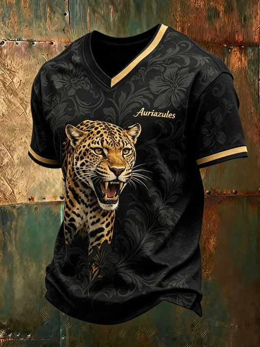 Camiseta con estampado de arte para aficionados al fútbol mexicano, equipo de los Pumas, para hombre