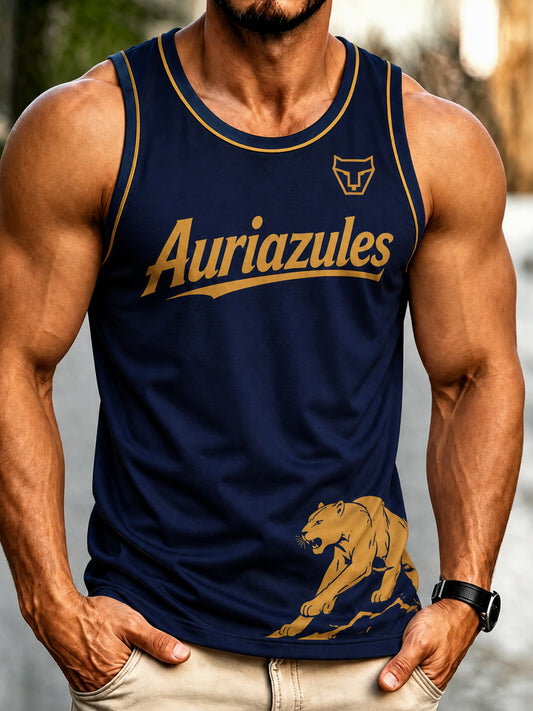 Camiseta sin mangas México Pumas Football Fan Art Print para hombre