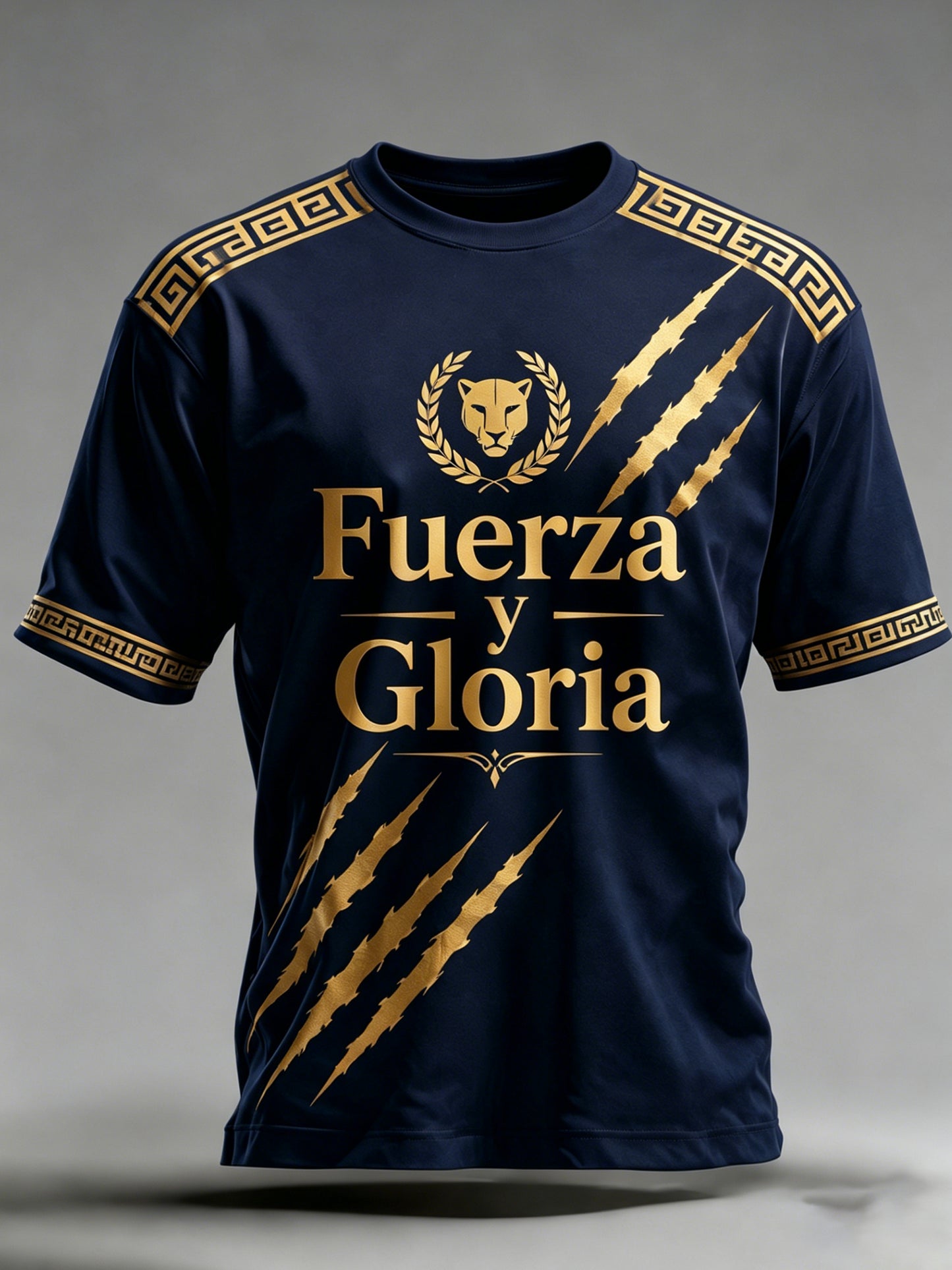Camiseta con estampado de arte para aficionados al fútbol mexicano, equipo de los Pumas, para hombre