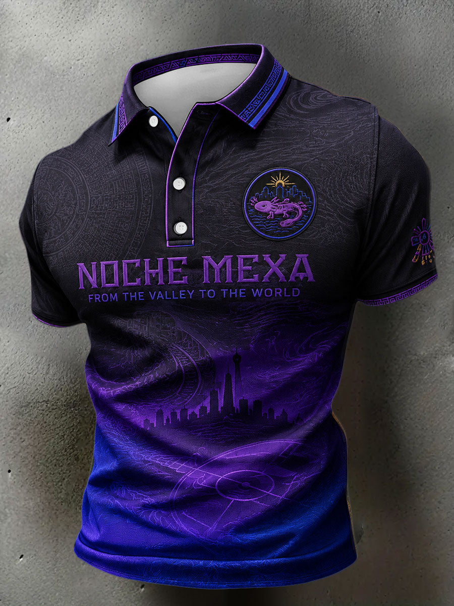 Men's Mexico Orgulloso Arte Impreso Casual Tops
