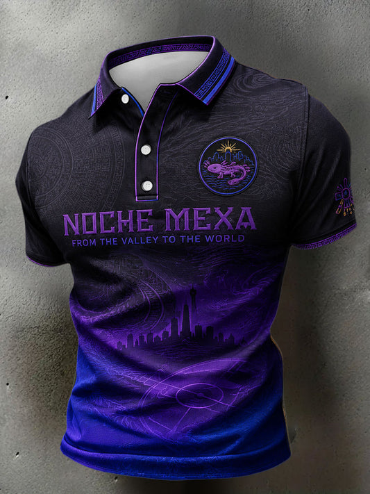 Men's Mexico Orgulloso Arte Impreso Casual Tops