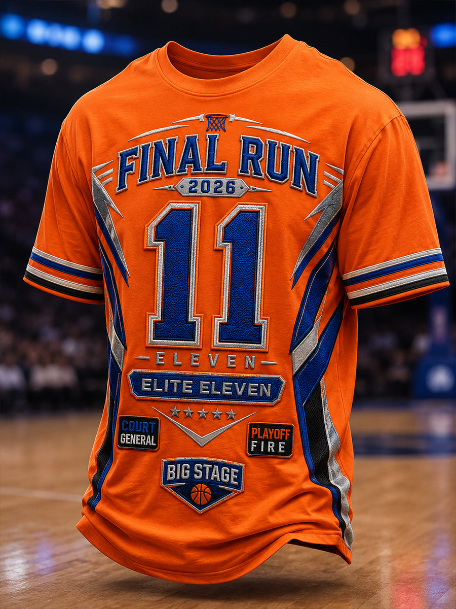 Camiseta clásica para aficionados al baloncesto con estampado gráfico para hombre