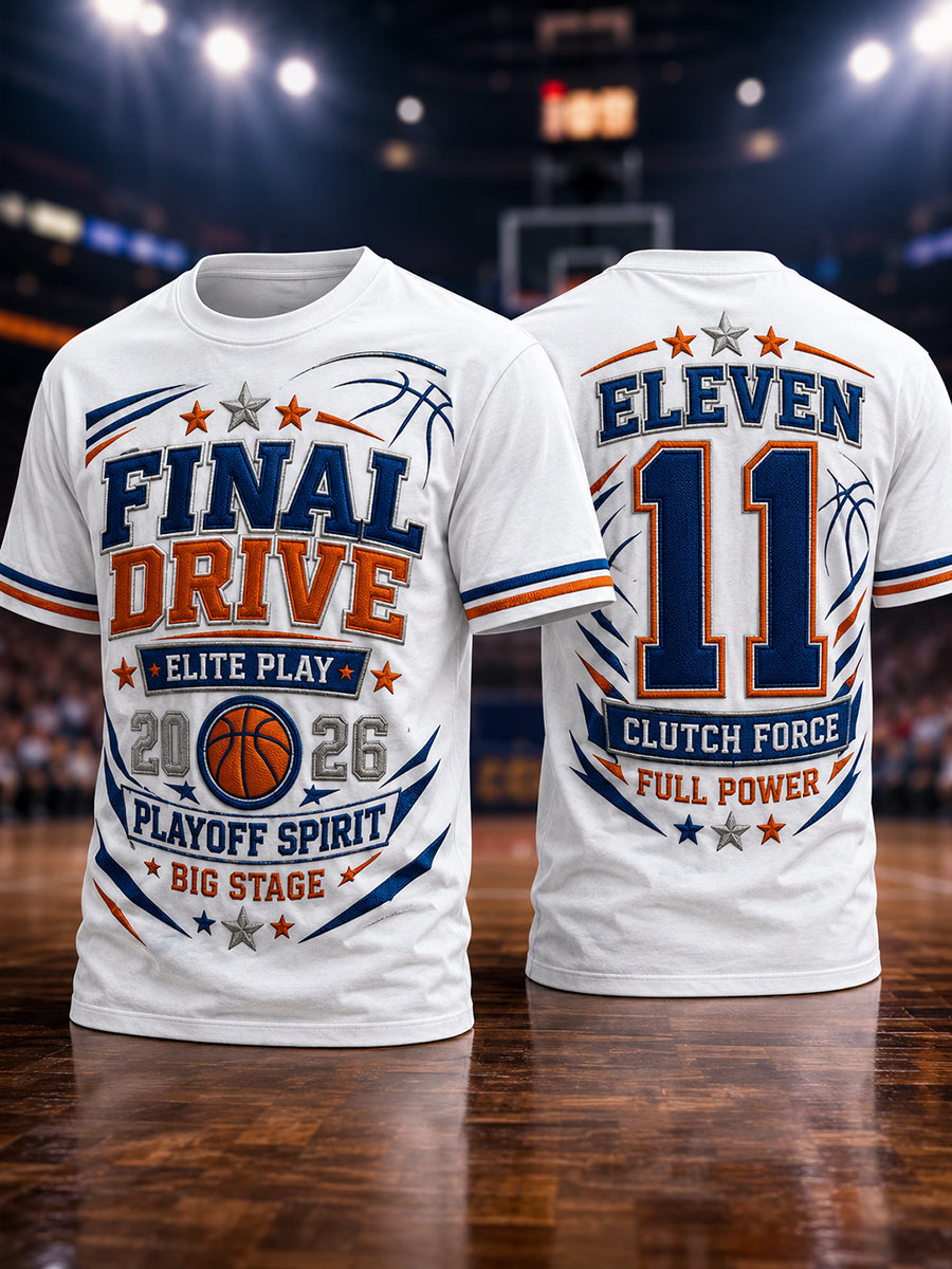 Camiseta clásica para aficionados al baloncesto con estampado gráfico para hombre