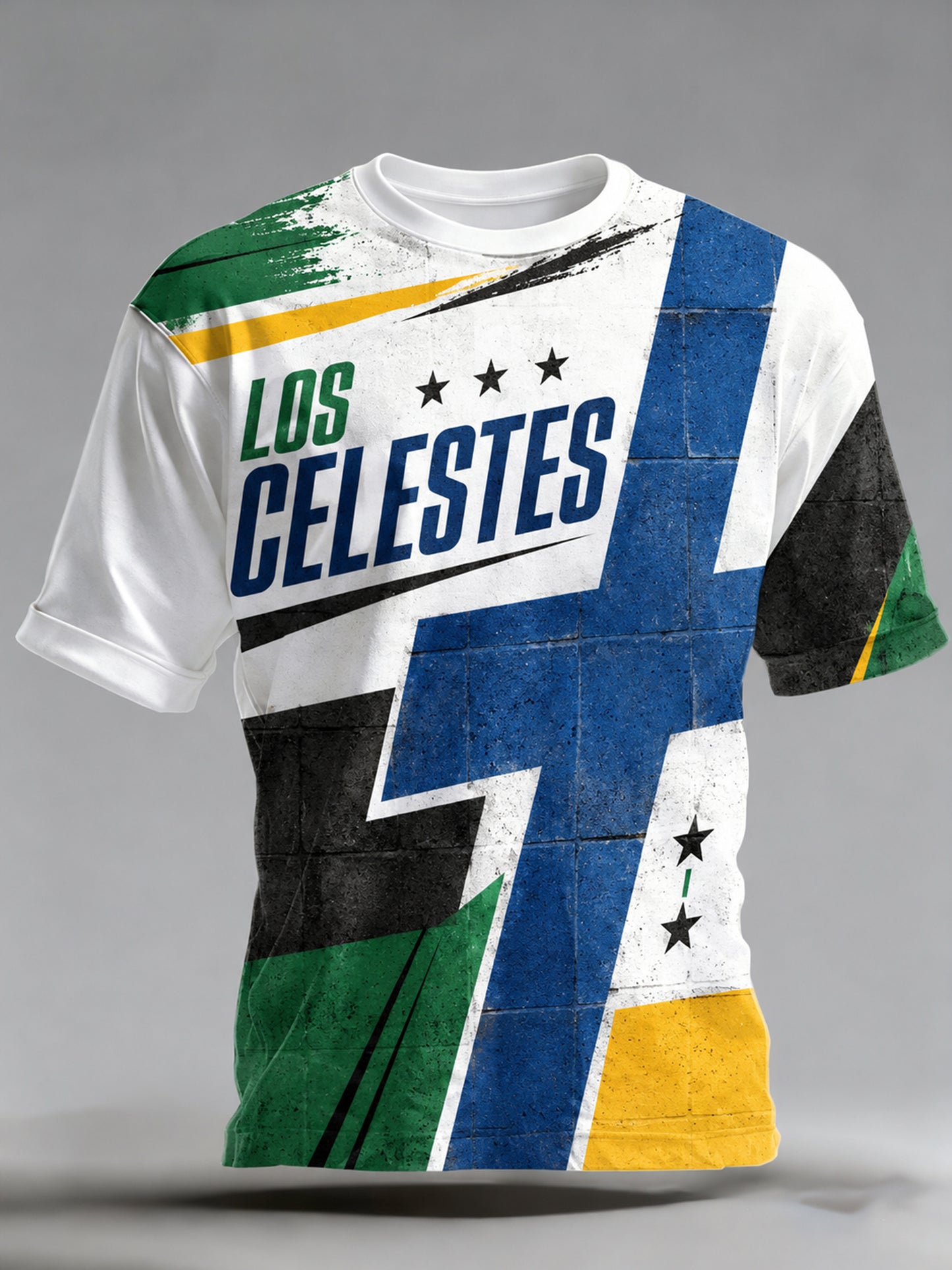 Camiseta con estampado artístico Cruz Azul Fc para hombre