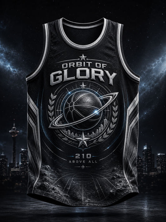 Camisetas sin mangas estampadas para amantes del baloncesto con diseño de arte alienígena para hombre