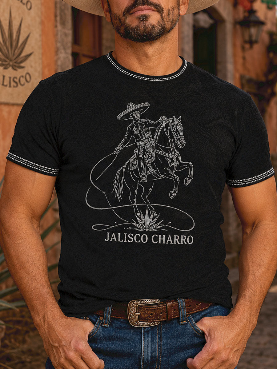 Camiseta Charro Pride Art Printed para hombre
